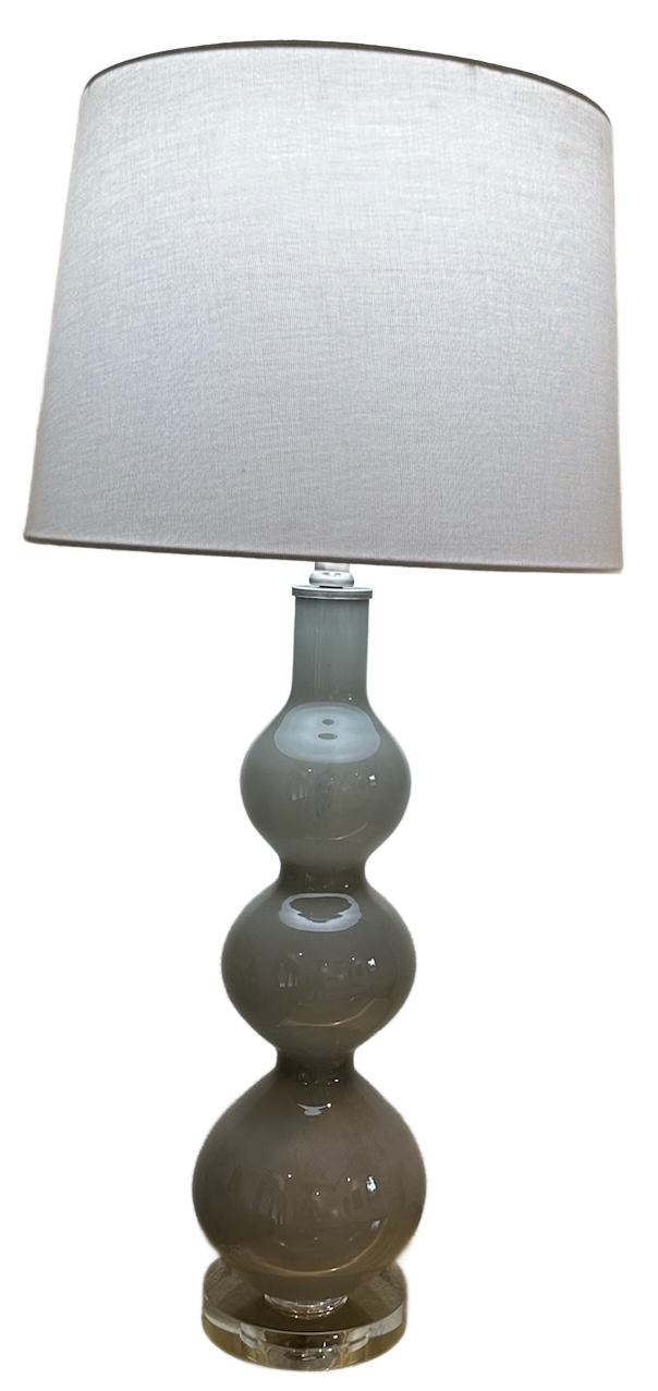 Grey Ball Lamp