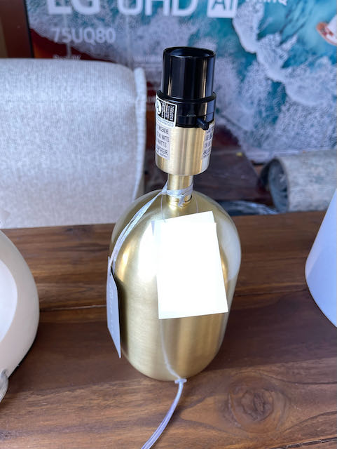 Small Gold Table Lamp