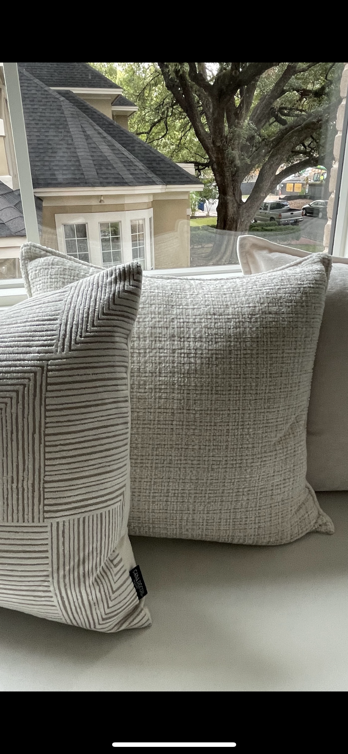 Textural Pillow in Neutral