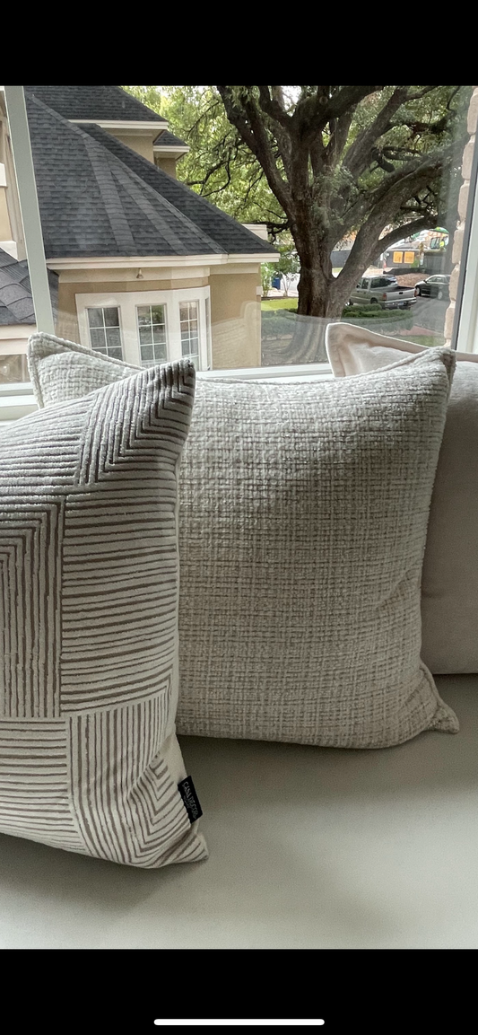 Textural Pillow in Neutral
