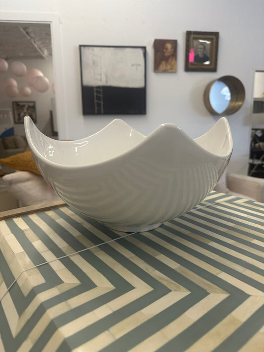 White Handkerchief Bowl