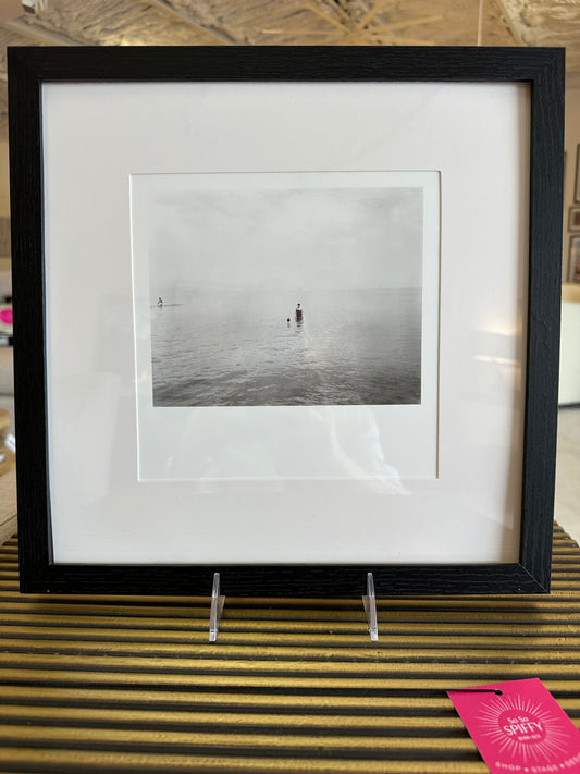 Harry Callahan "Lake Michigan, 1953" 13"x13" Art with Black Wood Frame