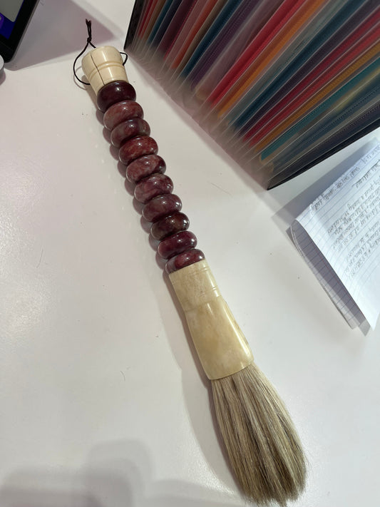 Abacus Calligraphy Brush Red