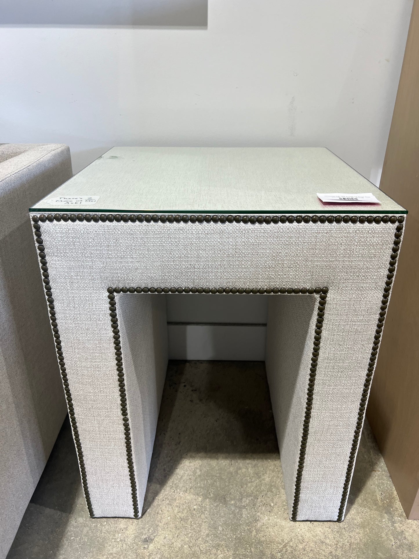 HB Side Table - Bopper Natural/Antique Brass