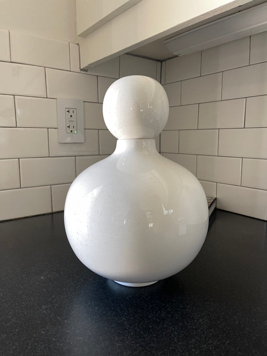 White Vase with ball