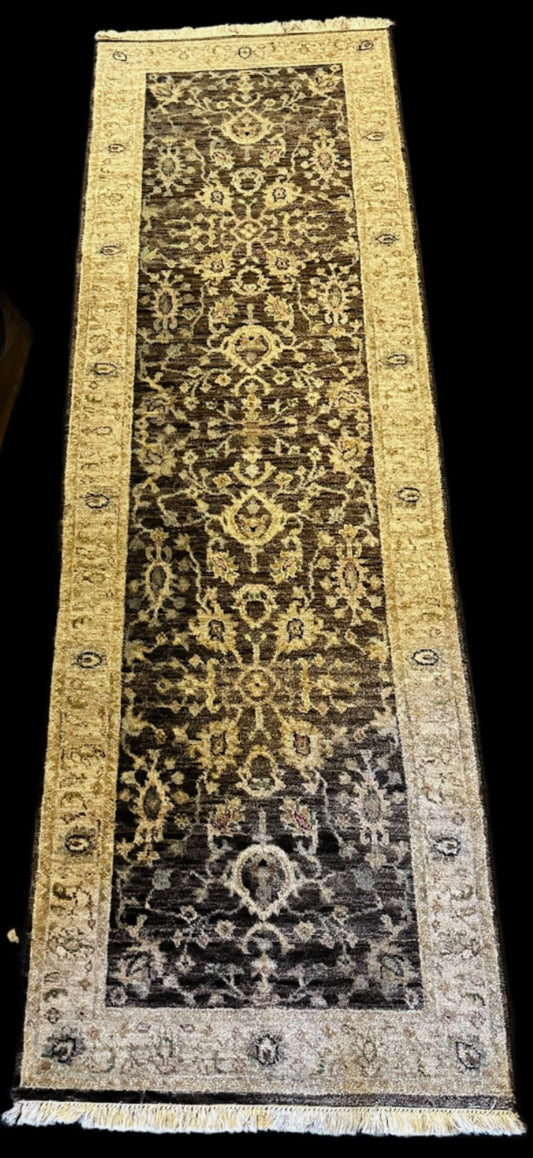 HAND-TIED INDO-NEPALESE RUNNER, 7'11.5 X 2'6.5"