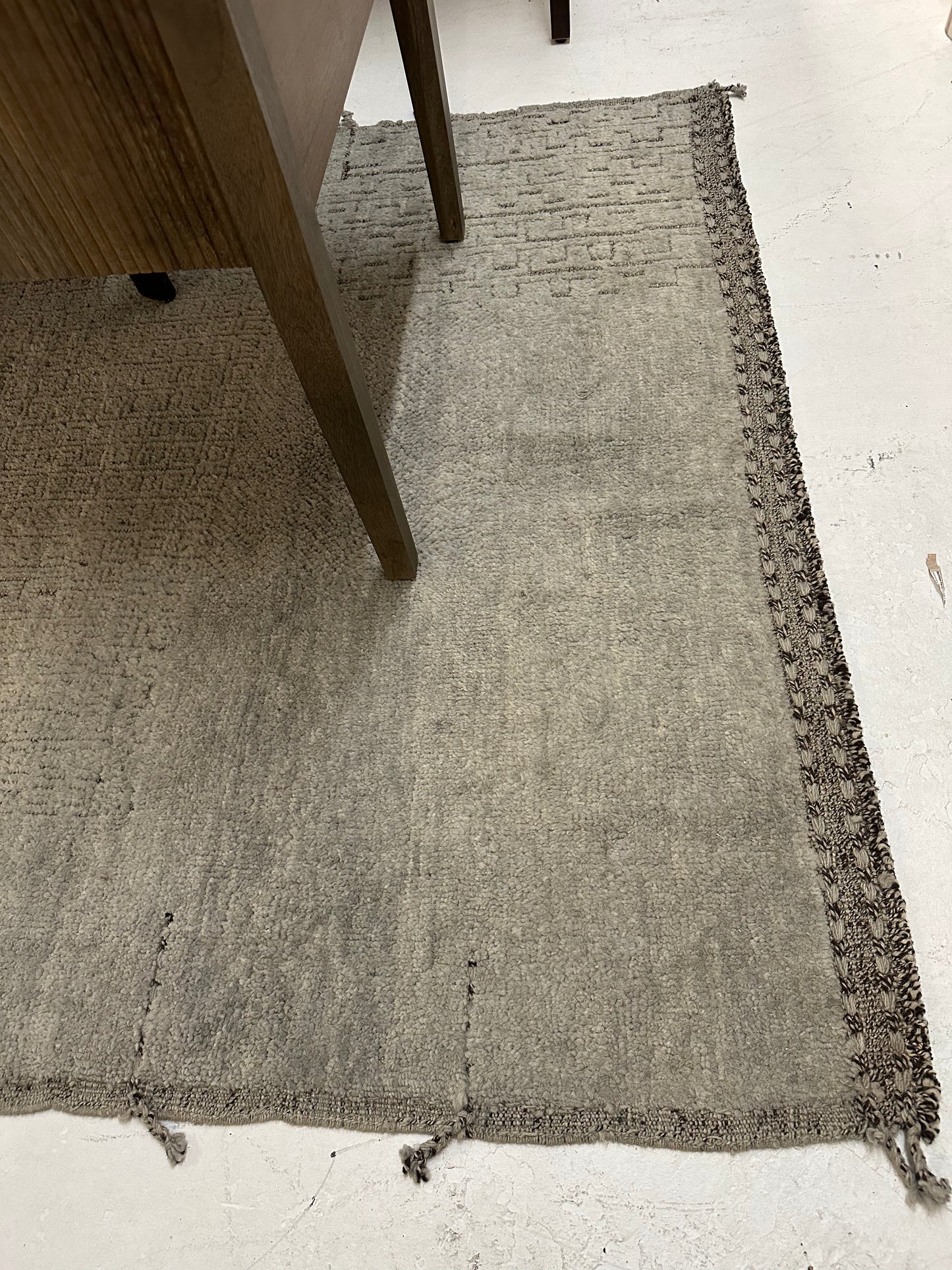 Sage Green Moroccan rug 5x7