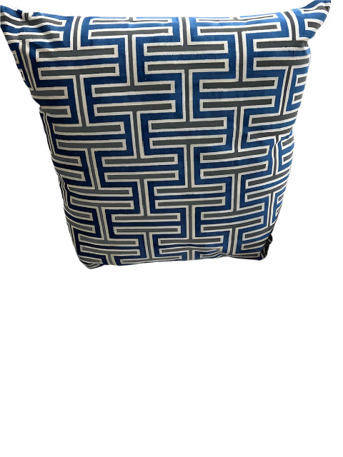 HB Blue Greek Key and Grey