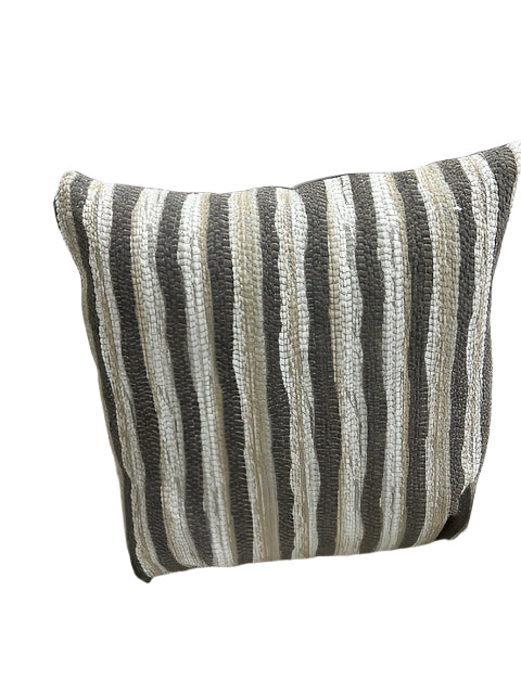 HB Rug Fabric and Grey Pillow