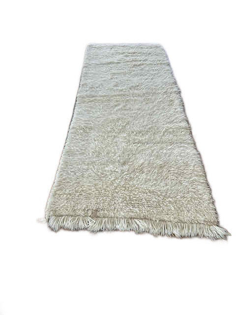 Konya Tulu Rug Cream 42.5" x 112"
