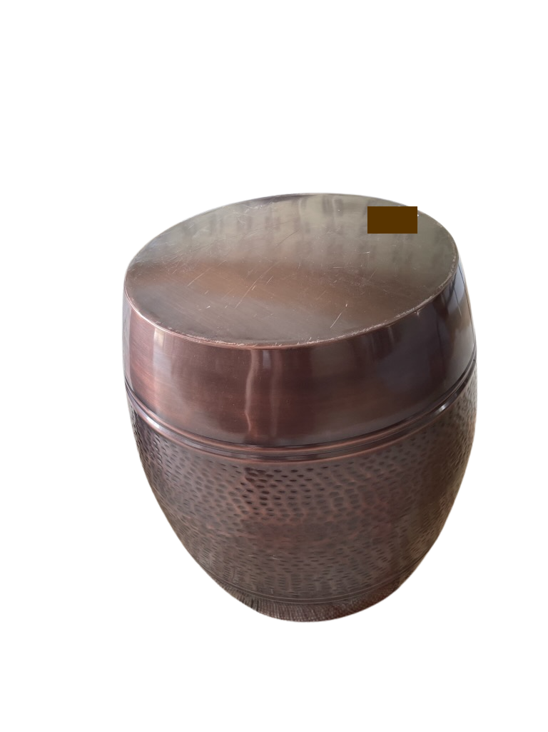 Brushed Brown Accent Table Large