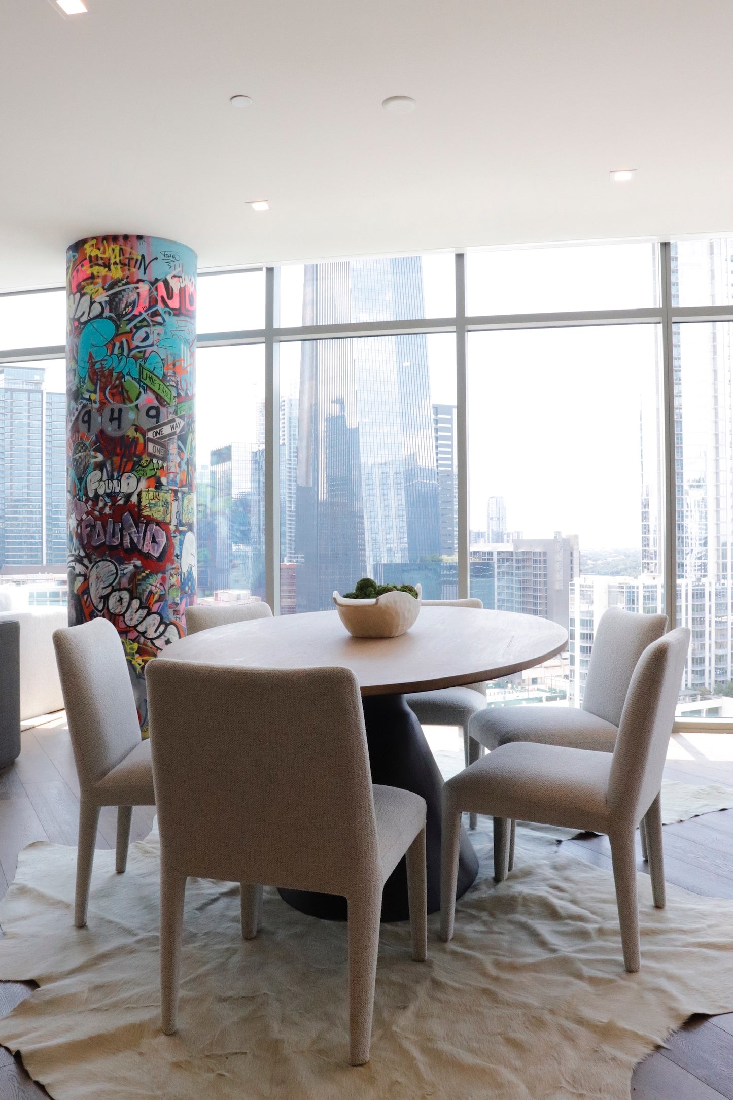 Larry Leg Dining Chair 25 - Glacier