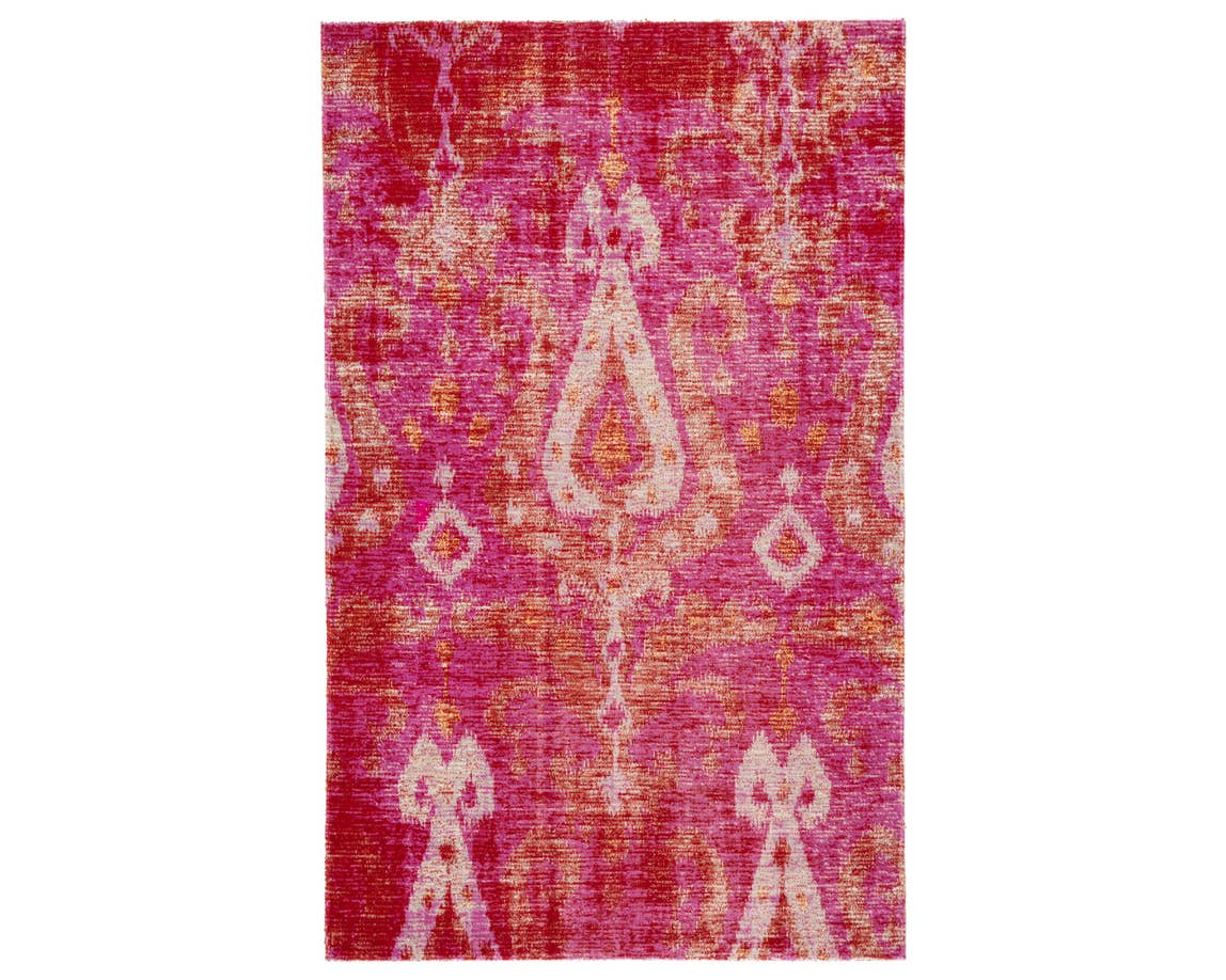 Pink Polaris POL16 Runner Rug 2'8"x10'