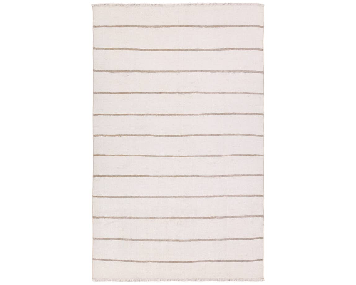 White Saveen Ryn SAV01 Runner Rug 2'6"x8'
