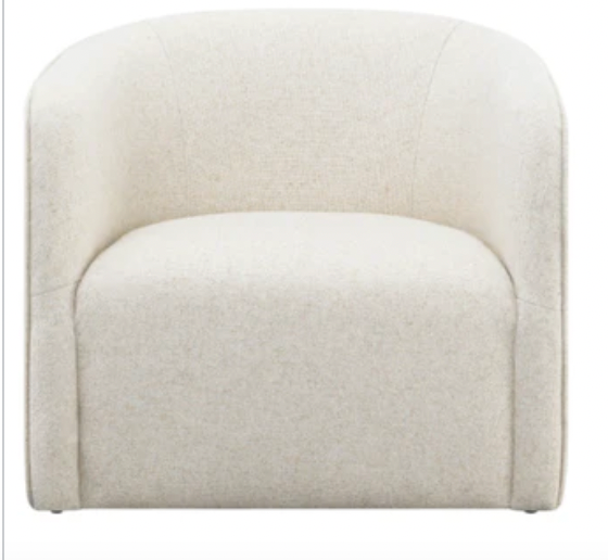 Barrel Arm Chair Ivory