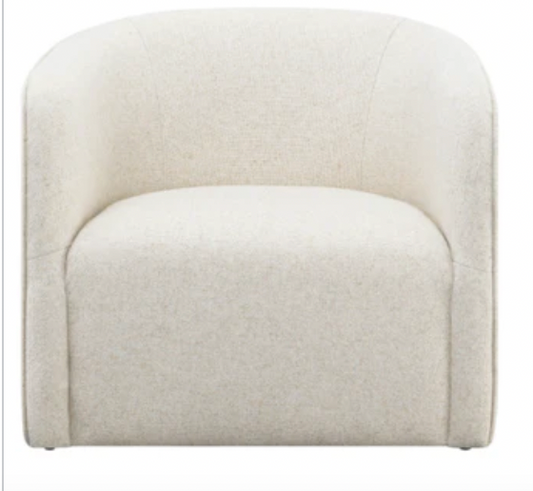 Barrel Arm Chair Ivory