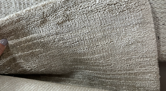 Spiffy Designs Square Motif Handwoven Viscose Rug 9x12