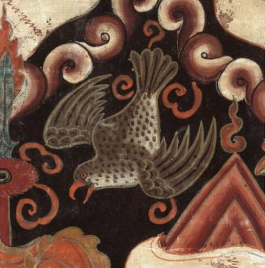 Foo Series Bird Art (6)  24"W x 24"H