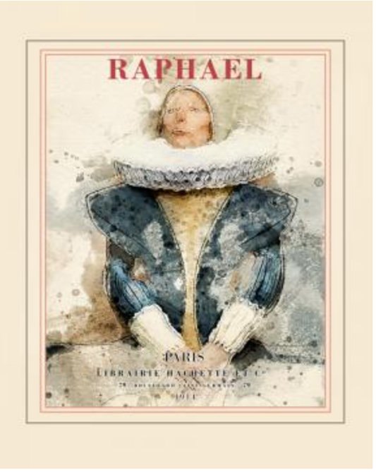 Raphael Dame Art 20"w x 24"h