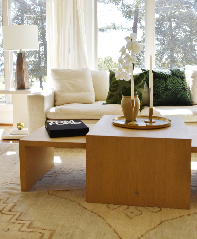 JAPANESE NESTING Side Table Light Brown