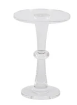 Ronalia Clear Acrylic Round Accent Table