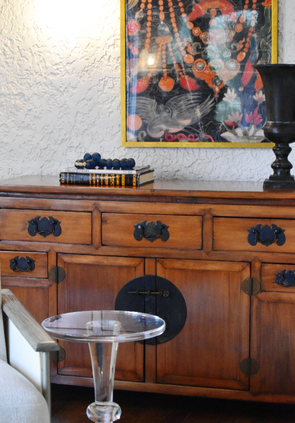 Ronalia Clear Acrylic Round Accent Table