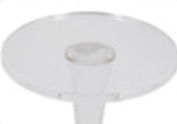 Ronalia Clear Acrylic Round Accent Table