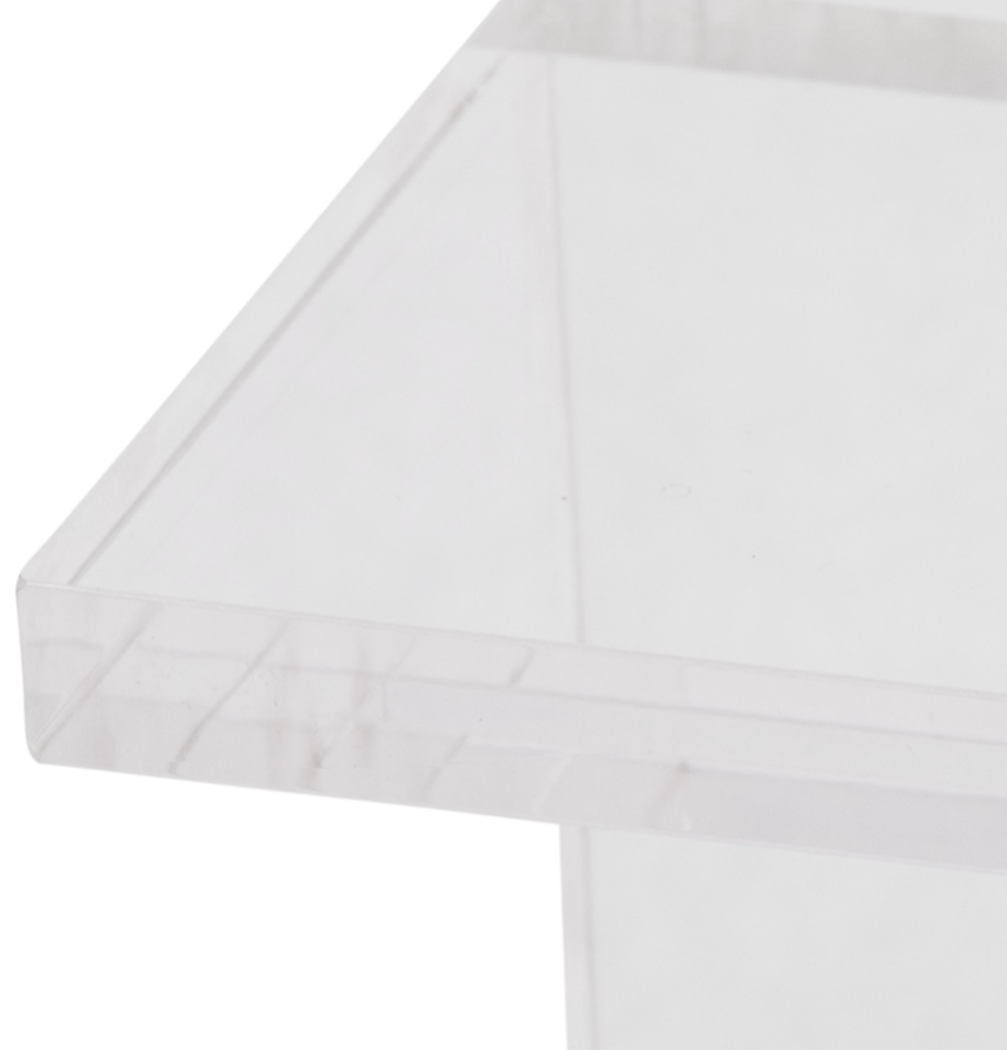 Hazley Acrylic Accent Table