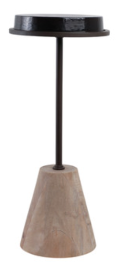 Nerine Pressed Glass Accent Table