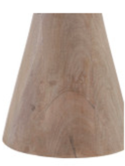 Nerine Pressed Glass Accent Table