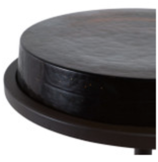 Nerine Pressed Glass Accent Table