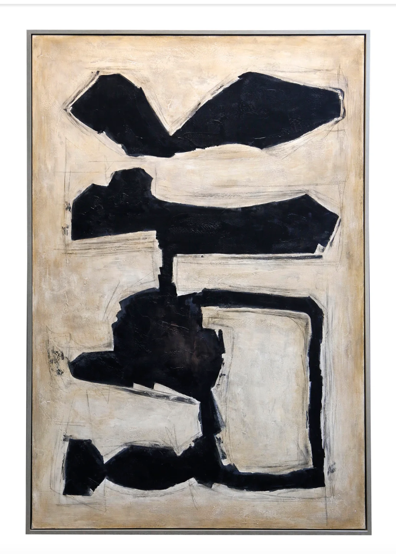 Black and White Abstract Art