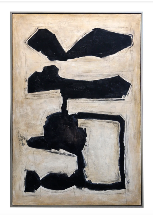 Black and White Abstract Art