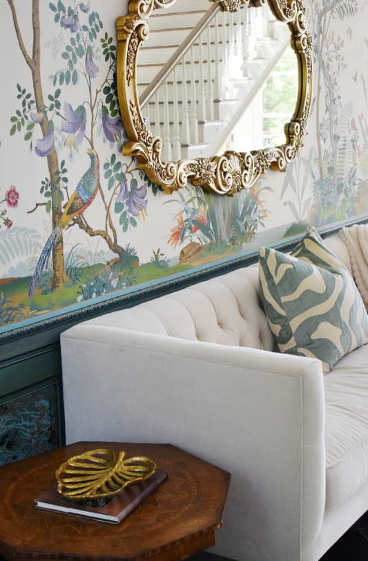 HB Turquoise Zebra Pillow