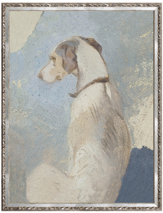 COLLECTION VINTAGE – STUDY OF A GREYHOUND, 1860 17x22