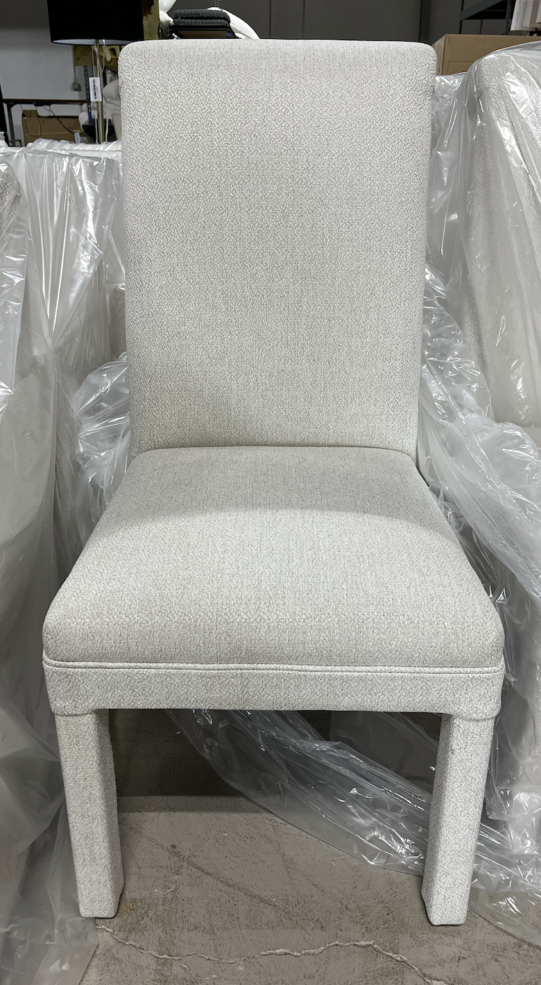 Upholstered Dining Chair Bopper Natural Covered Legs