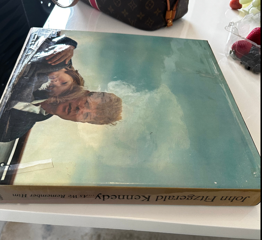JFK vintage coffee table book and album