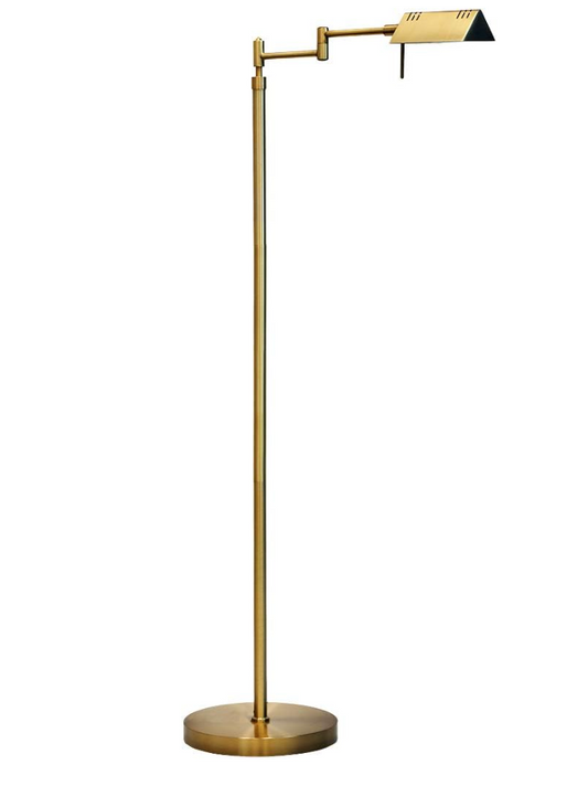 Antique Brass Reading Floor Lamp