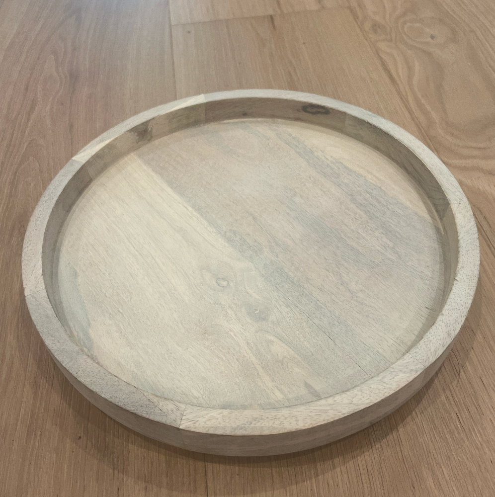 Light Wooden Round tray