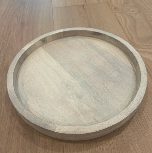 Light Wooden Round tray