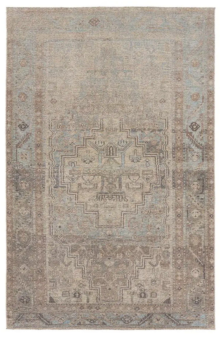 Todori Brown and Blue TOD03 5x8