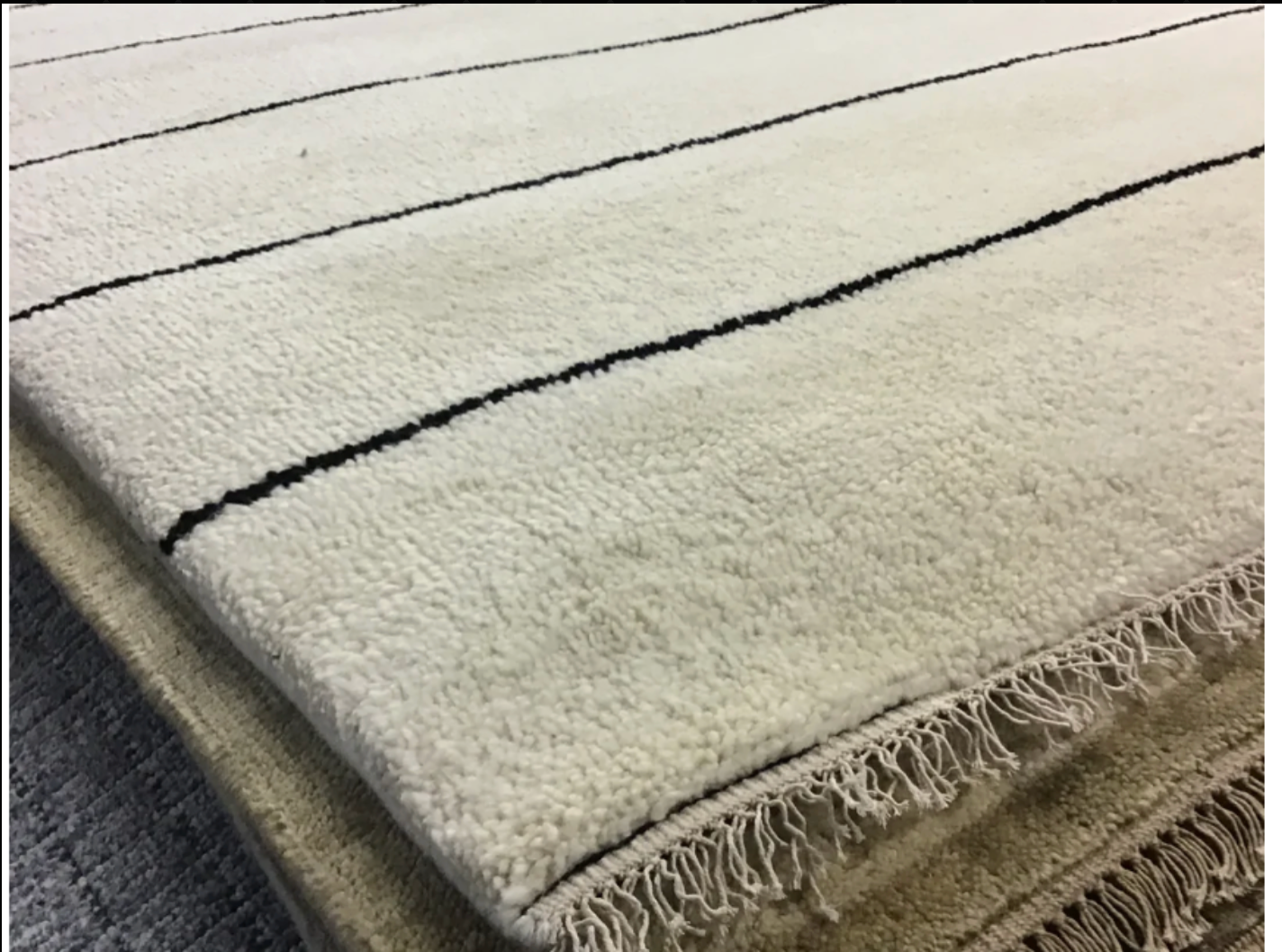 Garth Algar B&W Striped 6x9