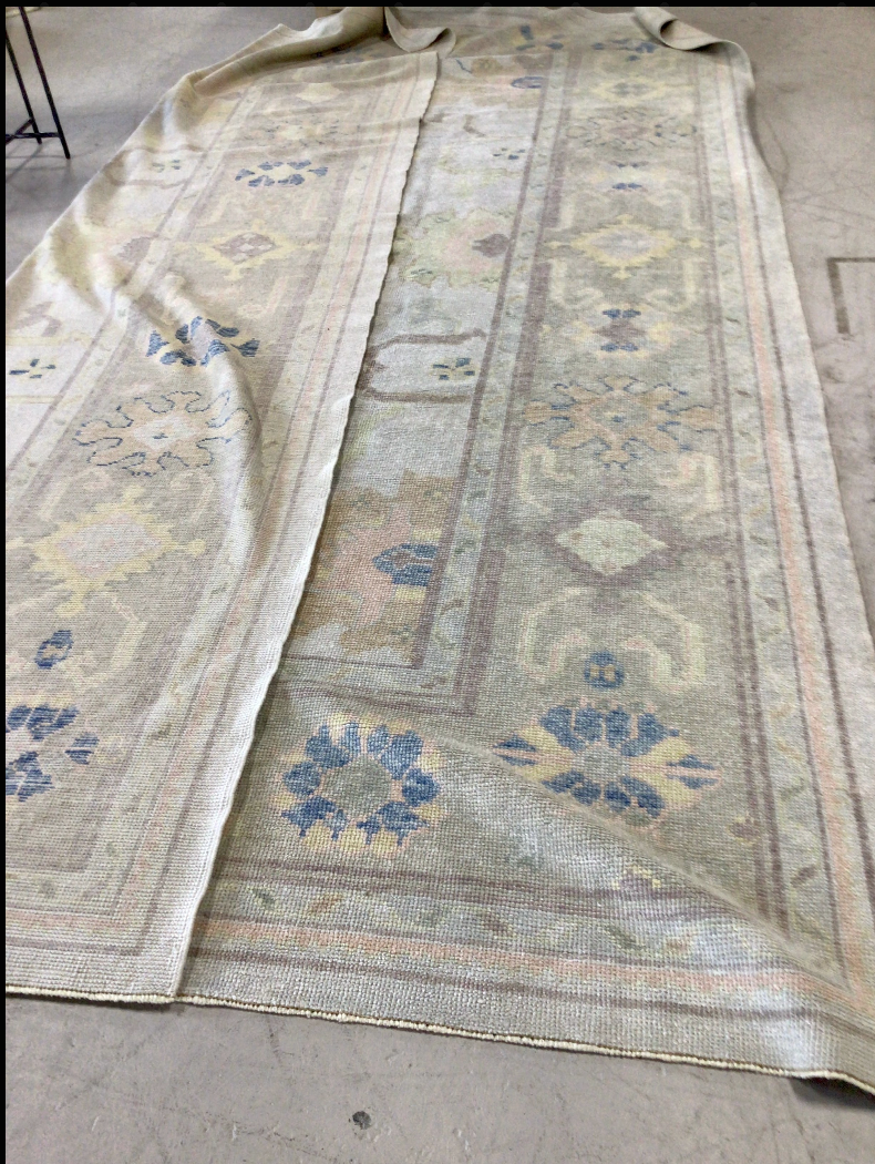 Turkish Oushak 9'9" x 13'5" Rug