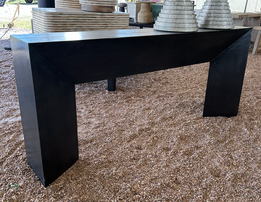Black Angle Waterfall Console