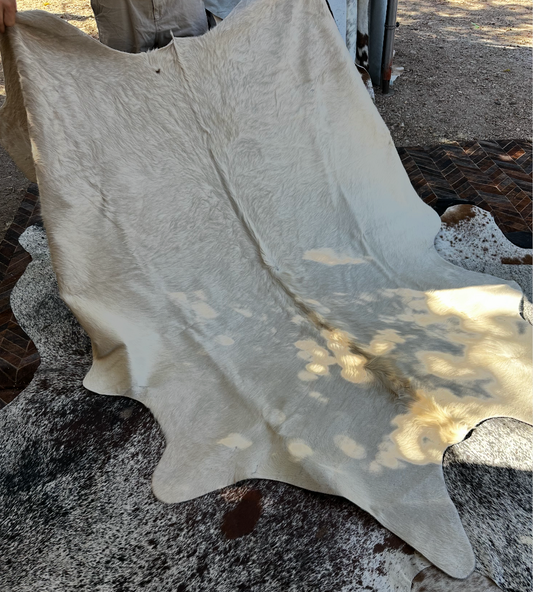 White TW Cowhides