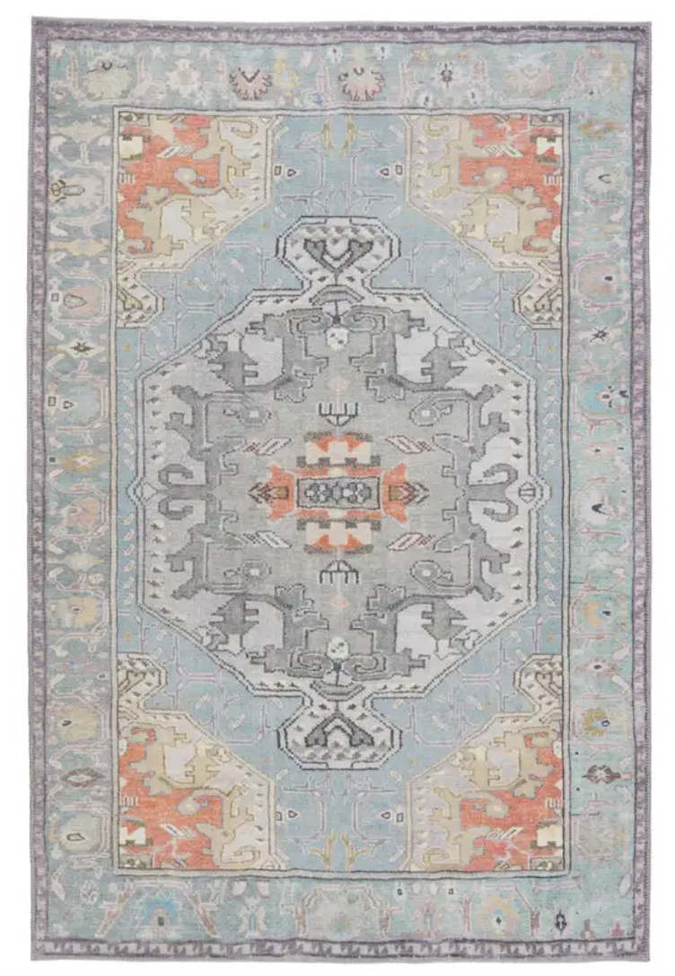 Zenora Stone Blue/Chinois Green Harman HBL07 6x9 Rug