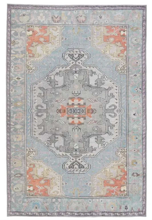Zenora Stone Blue/Chinois Green Harman HBL07 6x9 Rug