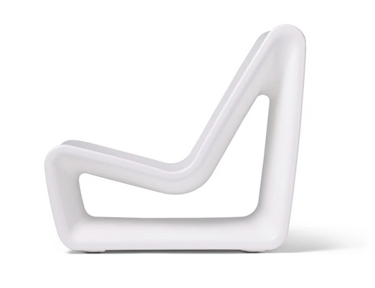 Pool Lounge Chair in White