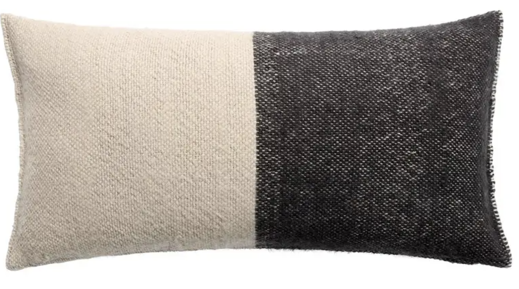 Margosa Lumbar Pillow Gray & Cream - MGP12