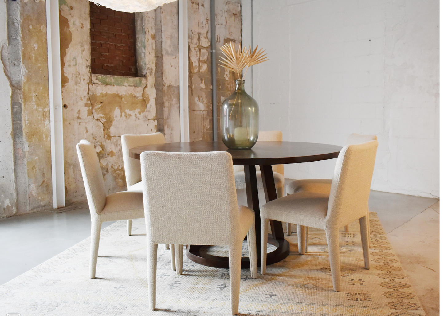 *Candy Store* Larry Leg Chair in Oatmeal